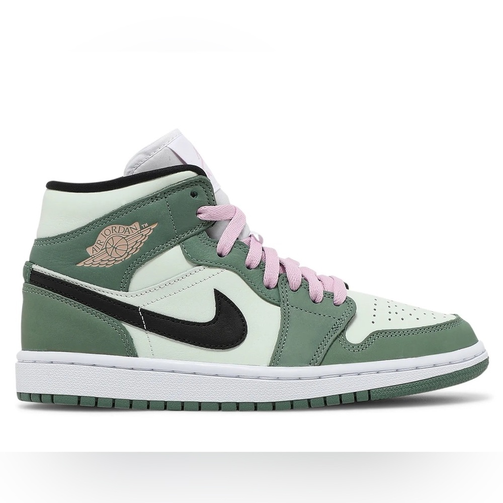 Nike Women’s Air Jordan 1 Mid SE Dutch Green Size 7